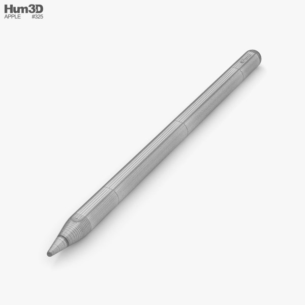 Apple Pencil 3D modeling - Apple Pencil 2nd Generation 3D model - Download Electronic ...