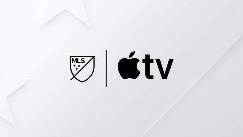 Person watching soccer game on Apple TV - Major League Soccer is coming to Apple TV starting in 2026 ...