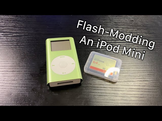 iPod Mini modding - Flash Modding an iPod Mini - YouTube