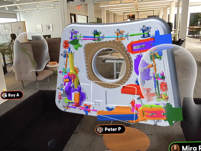 designer interacting with holographic 3D model - How Campfire Is Making AR/VR Collaboration a Reality - Business ...