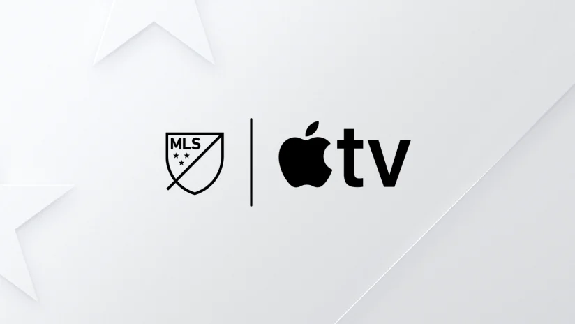 Person watching soccer game on Apple TV - Major League Soccer available on Apple TV in 2026 | Inter Miami CF