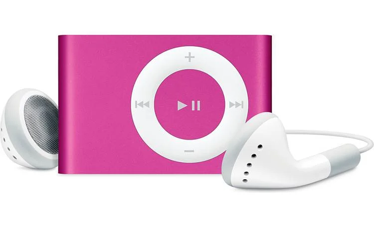 iPod Shuffle clipped to clothing - Apple iPod® shuffle 1GB (Pink) Portable digital music player at ...