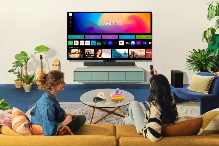 Smart TV home screen with advertisements - Smart TV home-screen ads will become mainstream CTV buy, say LG ...