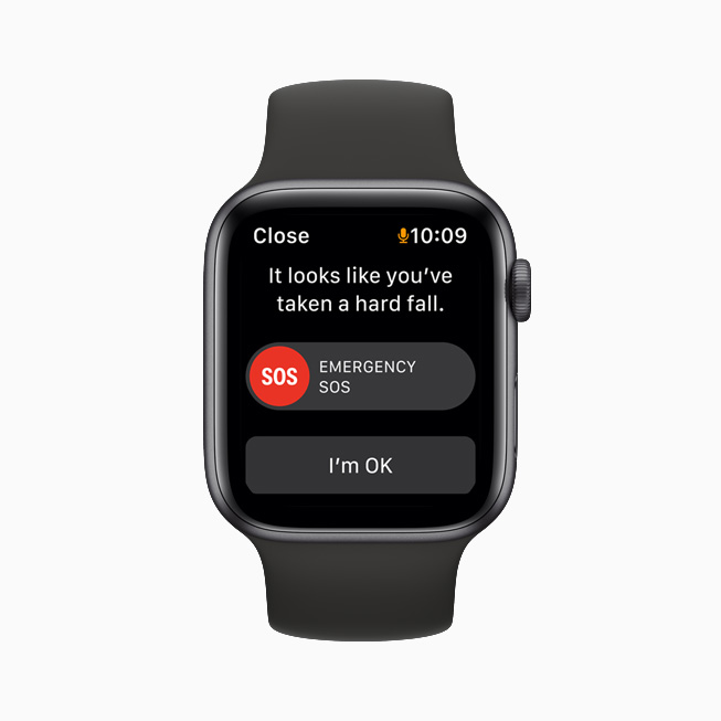 Apple Watch Emergency SOS screen - Apple Watch SE: The ultimate combination of design, function, and ...