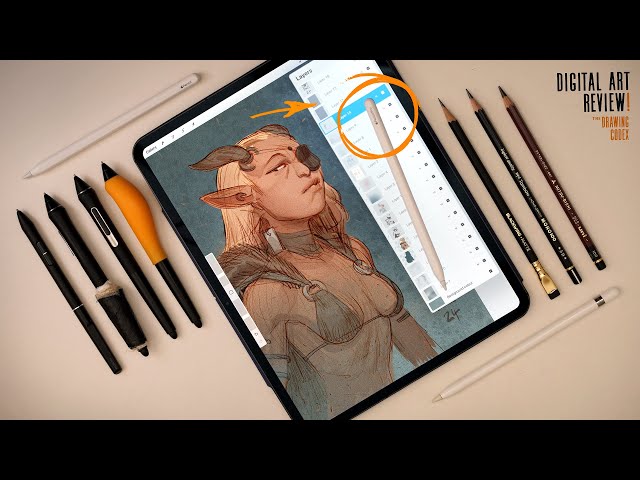 Digital artist sketching on iPad with Apple Pencil - Apple Pencil Pro... Pro Artist Review: A Tech-Bump Hellscape ...