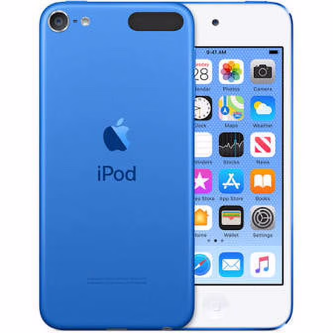 Apple iPod Touch 6th generation - Pre-Owned Apple iPod Touch 6th Generation 32GB Blue in Plain White ...