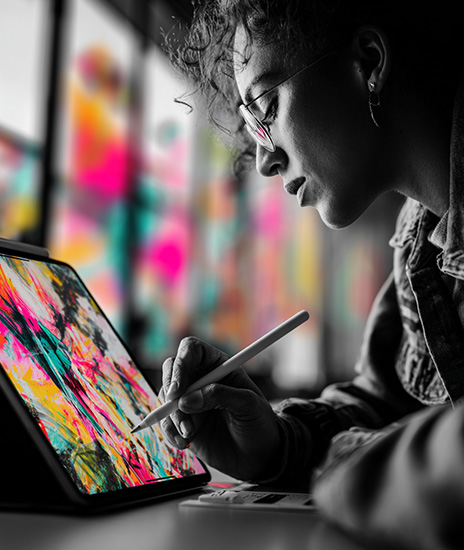 Digital artist drawing on iPad Pro - 2020 iPad Pro Review For Digital Artists - DrawYourWeapon