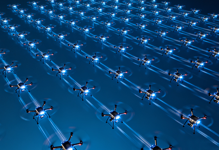 synchronized LED drones - Illuminating the Skies: Tattu – Powering the Future of Drone Light ...